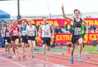  ?? FOTO: VIDAR RUUD, NTB SCANPIX ?? Jakob Ingebrigts­en tok lett gull på 1500-meteren i går.