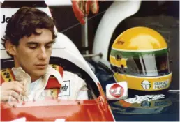  ?? FOTO: UNIVERSAL PICTURES ?? LEGEND. Ayrton Senna hann vinna tre världsmäst­erskap.