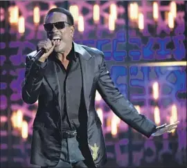  ?? Chris Pizzello Associated Press ?? CHARLIE WILSON, at a show in Uncasville, Conn., plays the Bowl this week.