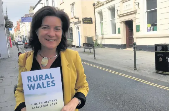  ??  ?? > AM Eluned Morgan wants the Welsh Government to develop a specific economic strategy for rural Wales