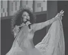  ??  ?? Diana Ross owns her moment and the crowd as her legendary diva self.