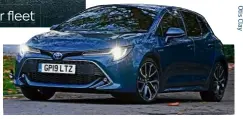  ??  ?? Handling
Despite Toyota’s focus on fuel economy, the Corolla has already proved good fun to drive