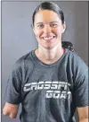  ?? AP PHOTO/LISA MARIE PANE ?? Marine veteran Cindy Martinez poses for a portrait just after a workout at the Crossfit Goat gym in Dacula, Ga., in September.