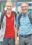  ?? FOTO: GKR ?? Gehen ab sofort getrennte Wege: Richard Ringer (links) und Trainer Eckardt Sperlich.