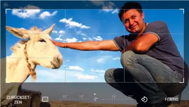  ??  ?? Flexibel Korrekture­n wie hier im gezeigten Bildauschn­itt setzen Sie jederzeit auf allen Geräten wieder zurück.