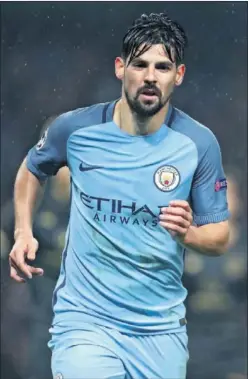  ??  ?? QUIERE SALIR. Nolito está deseando abandonar el Manchester City.