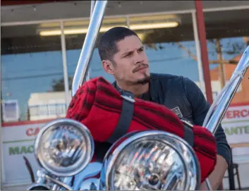  ?? PraShant GuPta/FX VIa aP ?? This image released by FX shows JD Pardo as EZ reyes in a scene from “Mayans M.C.,” premiering on sept. 4.