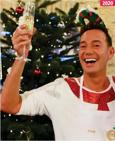  ??  ?? 2020
Sweet taste of success: at last, Craig Revel horwood celebrates his MasterChef victory