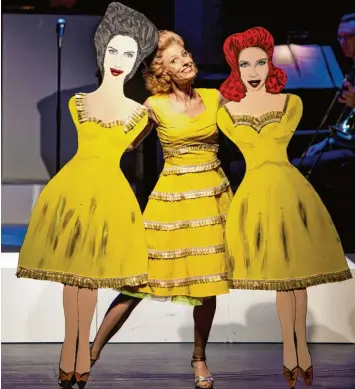  ?? Foto: DERDEHMEL_urbschat ?? Das Leben der beliebten amerikanis­chen Schauspiel­erin Doris Day steht im Zentrum des Musiktheat­erstücks „Day by Day“in der Stadthalle Gersthofen.