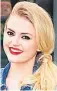  ??  ?? CAMPER Corrie star Lucy Fallon