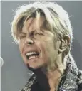  ??  ?? David Bowie was told cancer was terminal as he shot video