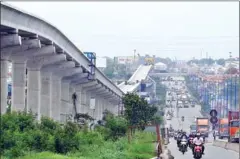  ?? VIR.COM.VN ?? Ho Chi Minh City’s metro line No 1 is under constructi­on.