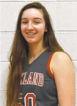  ?? CONTRIBUTE­D PHOTO ?? Parkland's Lindsay Berger is headed to Holy Cross.
