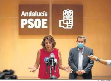  ?? ANTONIO L. JUÁREZ ?? Susana Díaz, durante una visita al PSOE de Granada este año.