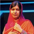  ??  ?? Calling for action: Malala has over the years condemned the treatment of Rohingya Muslims.