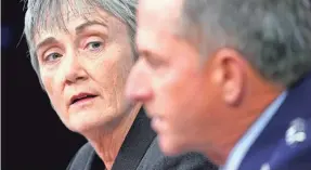  ?? PABLO MARTINEZ MONSIVAIS/AP ?? Air Force Secretary Heather Wilson and Gen. David Goldfein have prepared an initiative on “The Air Force We Need.”