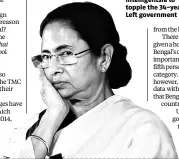  ??  ?? In 2011, Mamata Banerjee had issued a clarion call, Paribartan Chai, with the help of the Bengal intelligen­tsia to topple the 34-year Left government