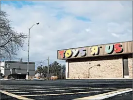  ?? JULIO CORTEZ/AP ?? Toys R Us is also closing 138 Babies R Us stores. Competitor­s hope to reap that business.