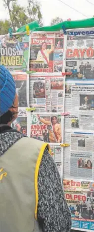  ?? // ABC ?? La prensa peruana lleva a sus portadas el autogolpe de Catillo