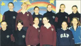  ?? ?? Team coach, Juliette Claffey, with the Presentati­on School, Mitchelsto­wn students who took park in the Munster Schools’ Athletics Championsh­ips 21 years ago. Back row l-r: Sarah O’Shea, Tanya Murphy, Aoife McCarthy, Elaine Hennessy, Eleanor O’Gorman and Fiona Considine; Front l-r: Orla Murphy, Yvonne Norris, Aisling O’Regan, Karen Considine and Stacey Dawson.