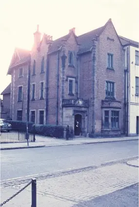  ??  ?? Another picture of the Tudor Mansions in Woodgate, Loughborou­gh sent in by Looking Back reader Mike Jones.