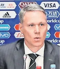  ??  ?? Marco van Basten notó delanteros apagados.