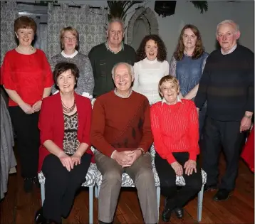  ??  ?? Back: Ann Codd, Noreen Frayne, Pat Breslin, Katie Atkinson, Mary Redmond and Dan Doyle. Front: Margaret Codd, Patrick Jordan and Ruth Codd.