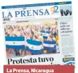  ??  ?? La Prensa, Nicaragua 22 de octubre de 2018