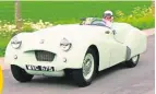  ??  ?? Aero screen and slippery bodywork helped TR2 to just shy of 125mph back in May 1953.