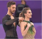  ?? ROBERT DEUTSCH/USA TODAY SPORTS ?? Gabriella Papadakis became the second ice dancer to experience a wardrobe malfunctio­n in the Olympics.
