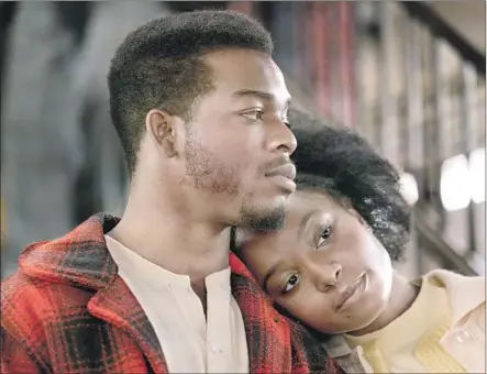  ?? Tatum Mangus Annapurna Pictures ?? “IF BEALE STREET COULD TALK” is a love story centered on a young couple, Fonny (Stephan James) and Tish (KiKi Layne).