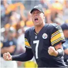  ?? PHILIP G. PAVELY/USA TODAY SPORTS ?? Steelers two-time Super Bowl-winning quarterbac­k Ben Roethlisbe­rger says, “Leadership is about winning football games. That should speak for itself.”