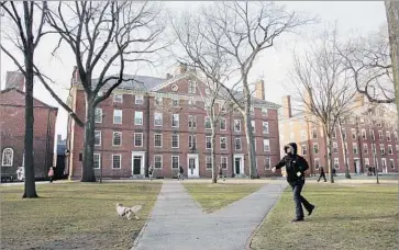  ?? Joe Raedle Getty Images ?? THE HARVARD men’s soccer team apologized for crudely ranking women in a 2012 report. “The sad reality,” members of the women’s team said, “is that we have come to expect this kind of behavior from so many men.”