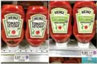  ?? AP PHOTO/WILFREDO LEE ?? Regular ketchup is shown for sale at $3.87 per bottle and organic ketchup is shown for sale at $5.85 per bottle.