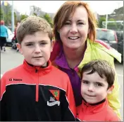  ?? ALL PHOTOS BY MICHELLE COOPER GALVIN ?? Ronan, Siobhan and Eoin Bennett Fossa participat­ing in the 30th Charles O’Shea Cup Run in Beaufort on New Year’s Day.