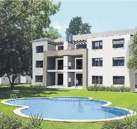  ??  ?? Condominio. Con todas las comodidade­s y servicios.