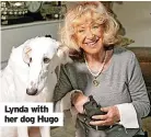  ?? ?? Lynda with her dog Hugo
