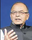  ?? MINT/FILE ?? FM Arun Jaitley. FinMin has asked the corporate affairs ministry to routinely comb the database of companies to identify entities that are fronts for tax evasion