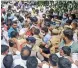  ??  ?? Police pacifies protesters at LB Nagar — DC