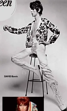  ??  ?? DAVID Bowie