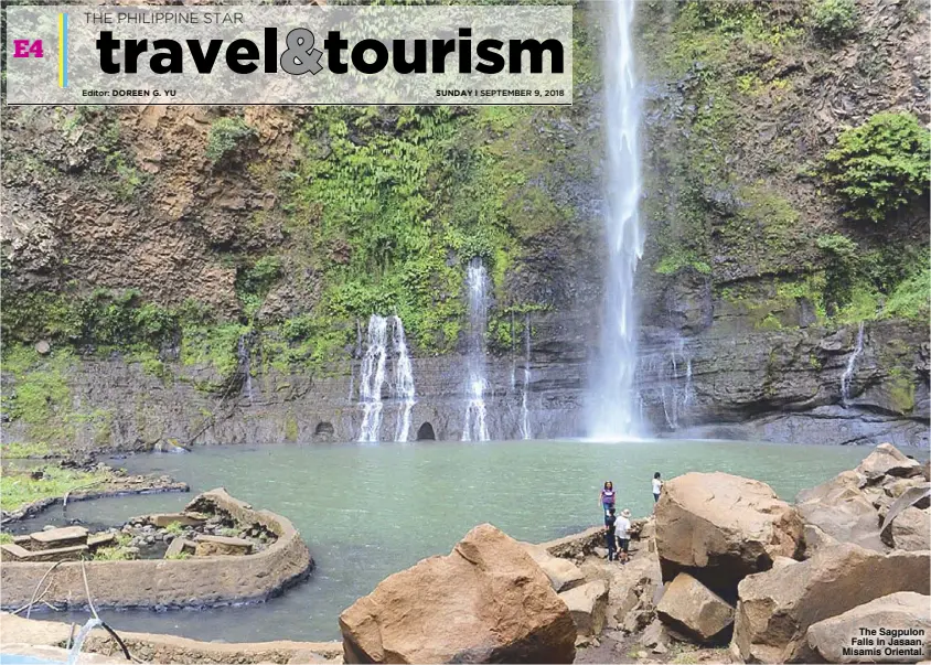  ??  ?? The Sagpulon Falls in Jasaan, Misamis Oriental.