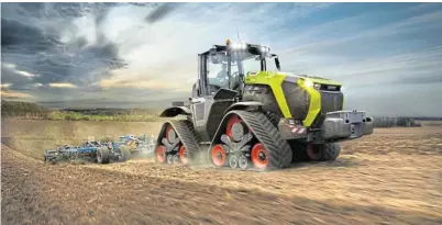  ?? Foto: Claas ?? Die Kür des Xerion zum Traktor des Jahres passt zu den Erfolgszah­len von Claas im Jahr 2023. Doch die Aussicht trübt sich ein.