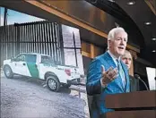  ?? J. SCOTT APPLEWHITE/AP ?? The legislatio­n from Sen. John Cornyn of Texas comes as a rebuke to President Donald Trump’s border wall rhetoric.