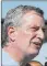  ??  ?? Bill de Blasio