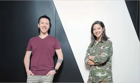  ?? MATHEW MCCARTHY WATERLOO REGION RECORD ?? Siblings Joseph Fung and Donna Litt are among the co-founders of Kiite, an AI startup. Previously, they held senior roles with TribeHR.