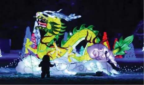  ??  ?? From Nov. 15 to Jan. 12, the Ontario Power Generation Winter Festival of Lights brightens the Niagara Falls area with holiday and cultural displays.
