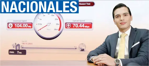  ?? Archivo/La República ?? “Seguiremos trabajando para continuar llevando servicios de calidad y adecuados a las necesidade­s de la población costarrice­nse”, explicó José Gutiérrez, gerente de Regulación, Comunicaci­ón y Relaciones Públicas de Cabletica.