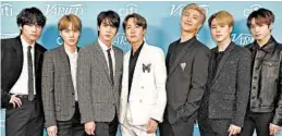  ?? RICHARD SHOTWELL/INVISION 2019 ?? “Dynamite” is the first No. 1 hit on the all-genre Billboard Hot 100 chart for BTS.