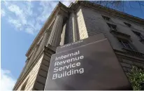  ?? Associated Press ?? The exterior of the Internal Revenue Service building is seen in this 2013 file photo.