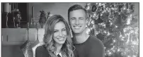  ??  ?? The Hallmark Channel’s Magical Christmas Ornaments stars Jessica Lowndes and Brendan Penny … and includes magic, so take two drinks.